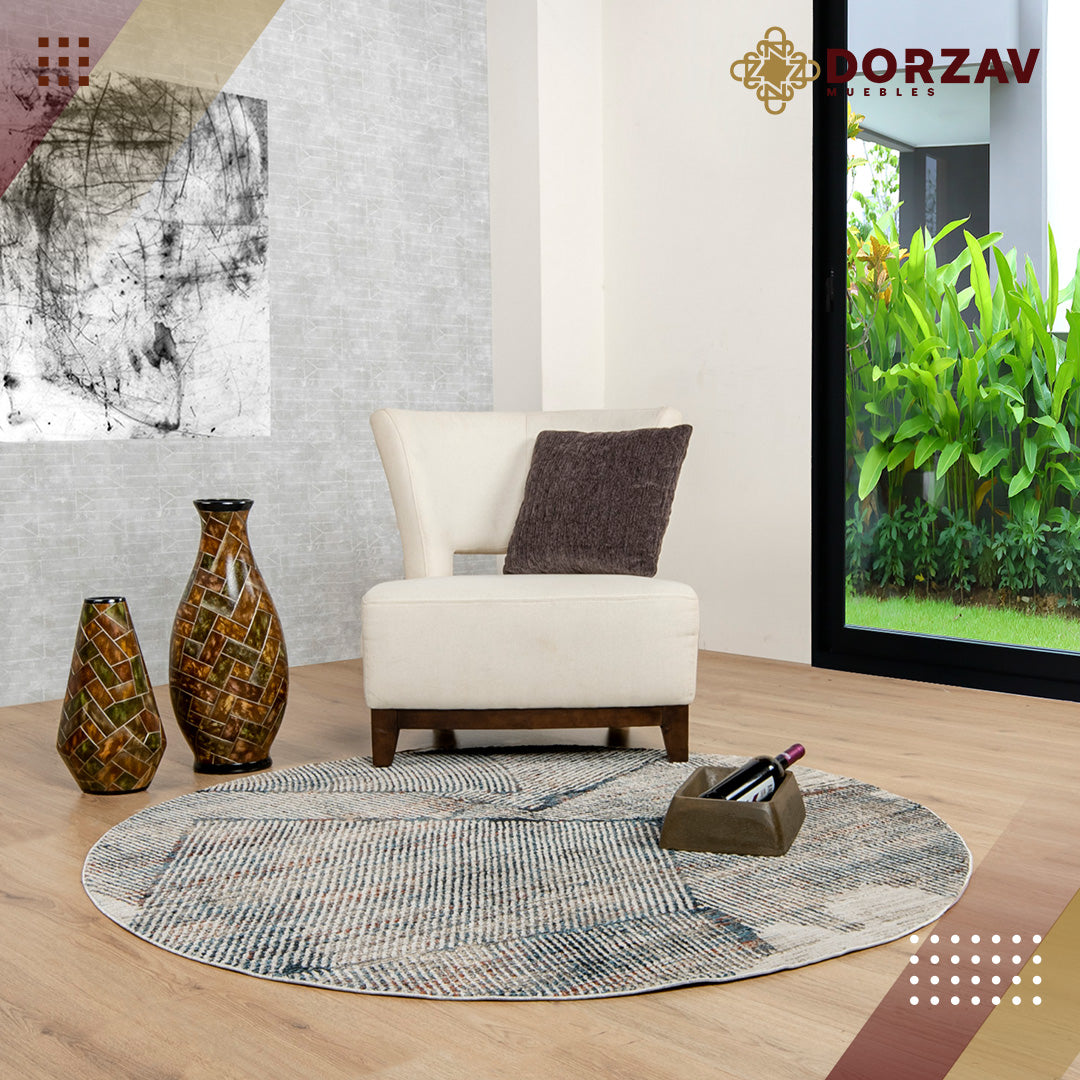 Tapete Decorativo Redondo Alayda T2204
