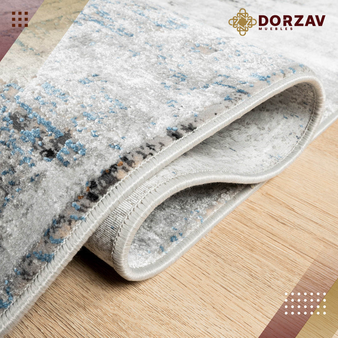 Tapete Decorativo Amalfi T2283 Crema / Gris / Oro – Abstracto · Interior