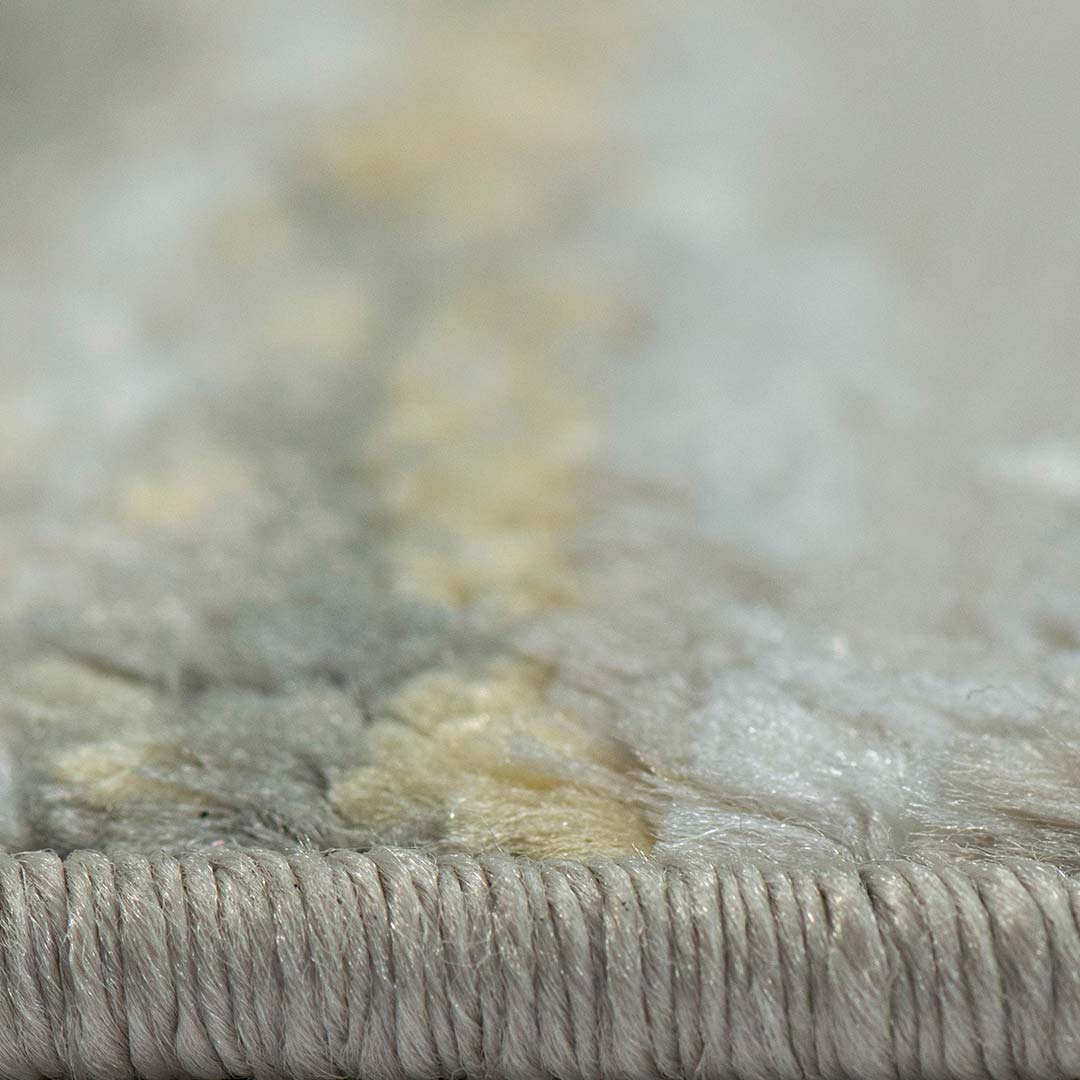 Tapete Decorativo Amira 1034C Gris / Oro – Abstracto · Interior