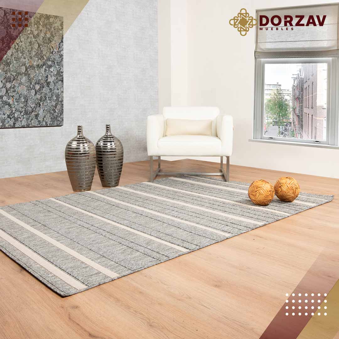 Tapete Decorativo Aria T2309 Gris / Crema – Natural · Exterior