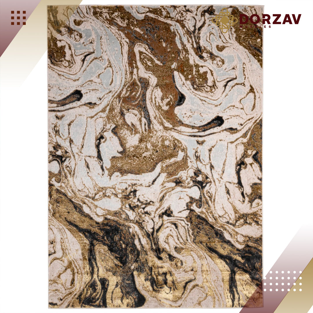 Tapete Decorativo Artema U6001 Oro / Taupe – Abstracto · Interior