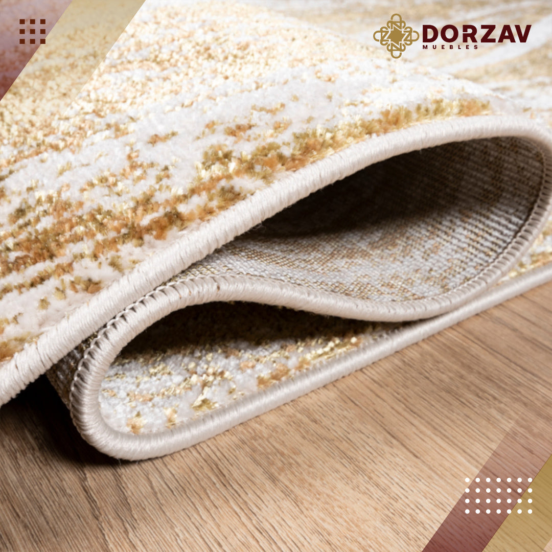 Tapete Decorativo Artema U6003 Oro / Taupe – Abstracto · Interior