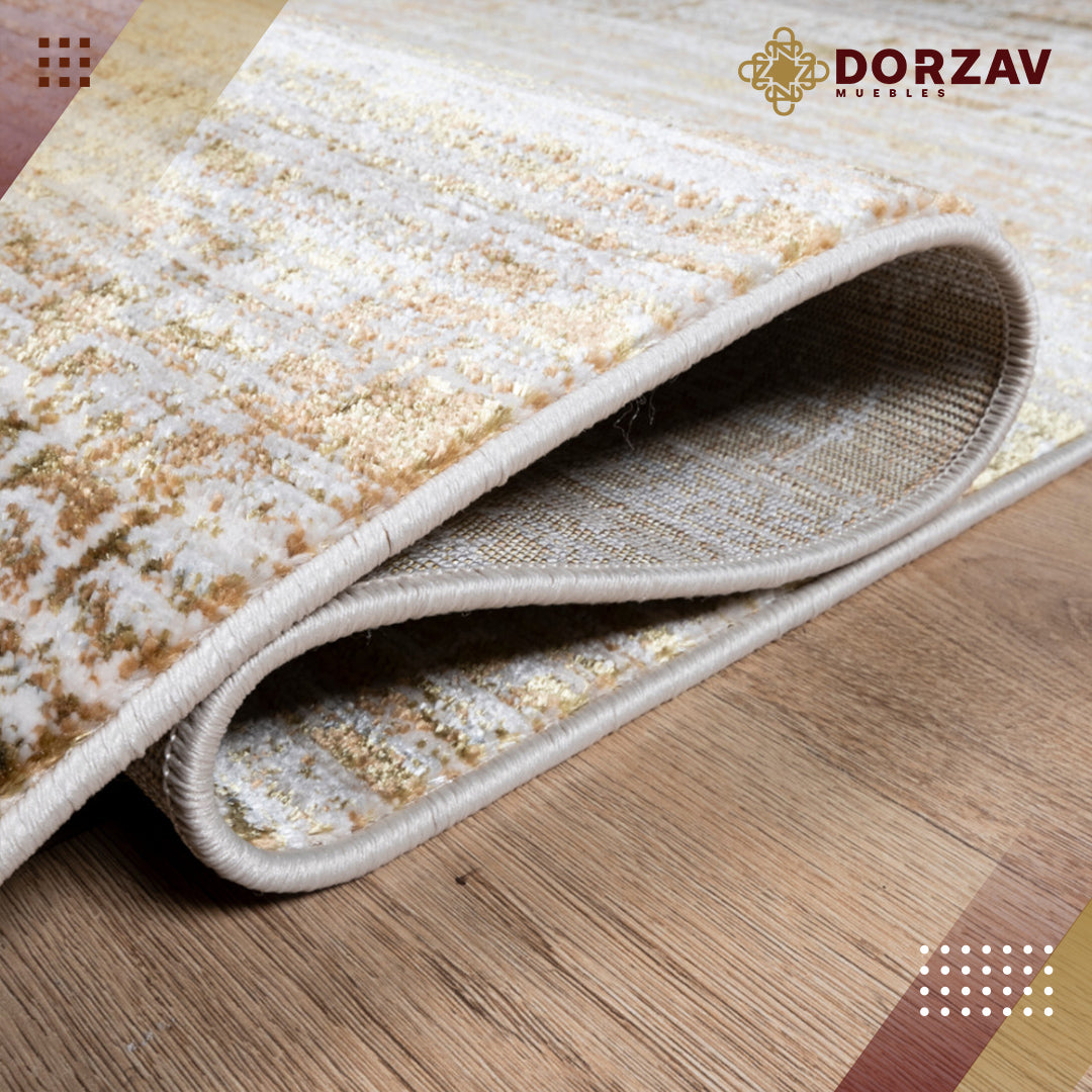 Tapete Decorativo Artema U6004 Oro / Taupe – Abstracto · Interior
