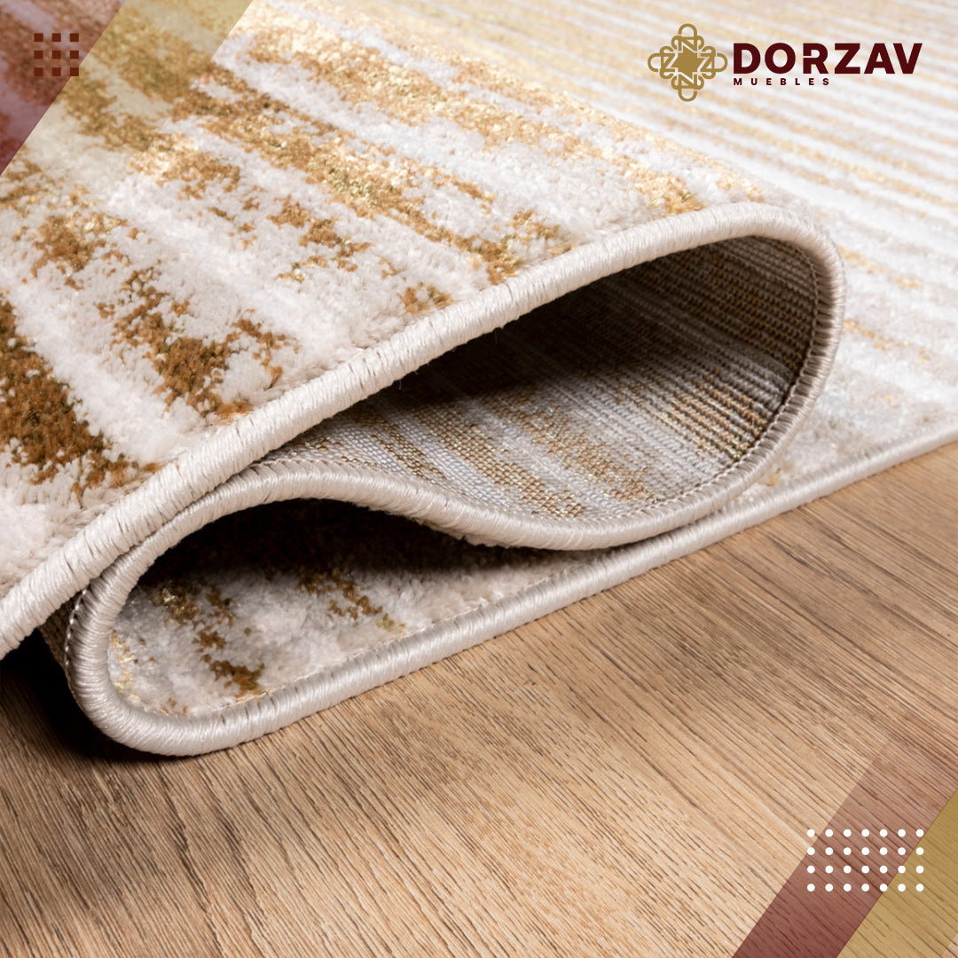 Tapete Decorativo Artema U6006 Oro / Taupe – Abstracto · Interior