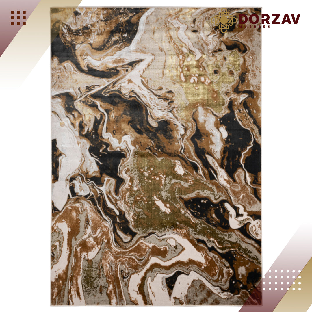 Tapete Decorativo Artema U6010 Oro / Taupe – Abstracto · Interior