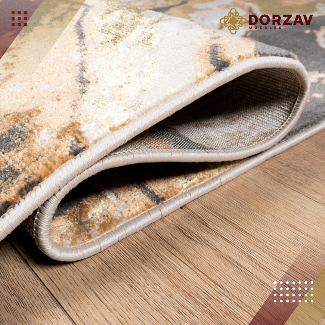 Tapete Decorativo Artema U6010 Oro / Taupe – Abstracto · Interior