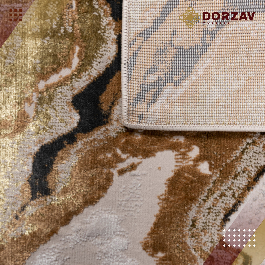 Tapete Decorativo Artema U6010 Oro / Taupe – Abstracto · Interior