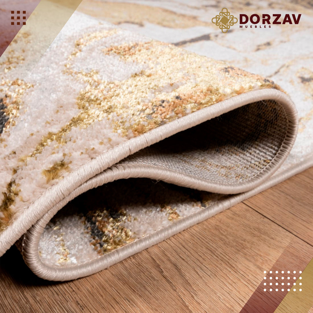 Tapete Decorativo Artema U6001 Oro / Taupe – Abstracto · Interior