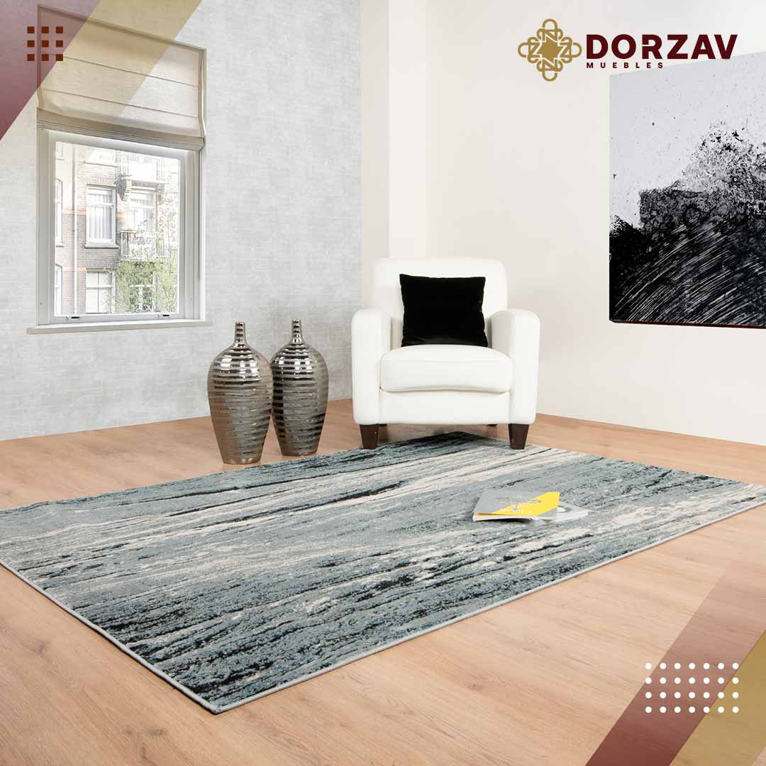 Tapete Decorativo Artema U6016 Plata / Negro – Abstracto · Interior