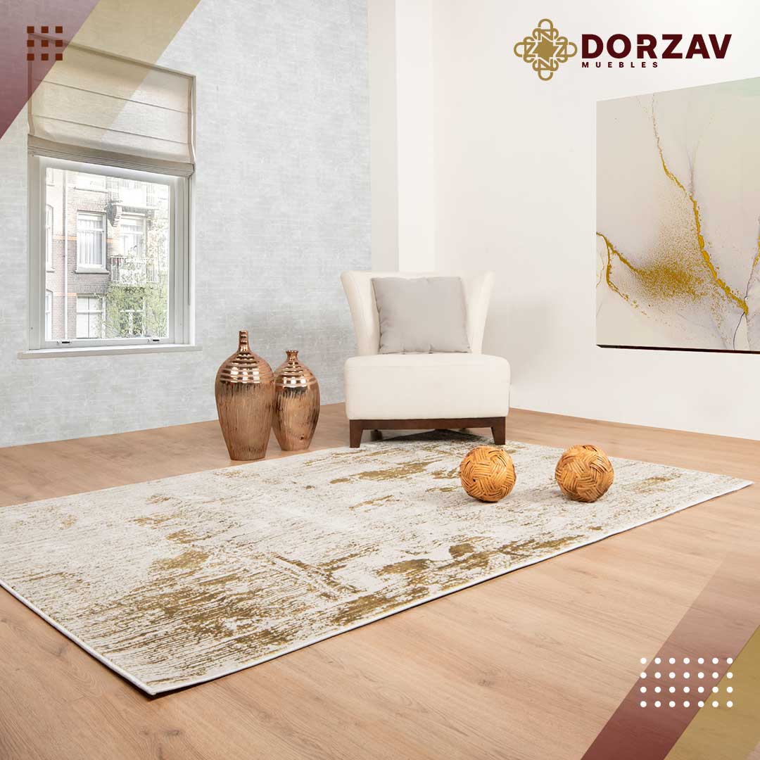Tapete Decorativo Artema U6019 Oro / Taupe – Abstracto · Interior