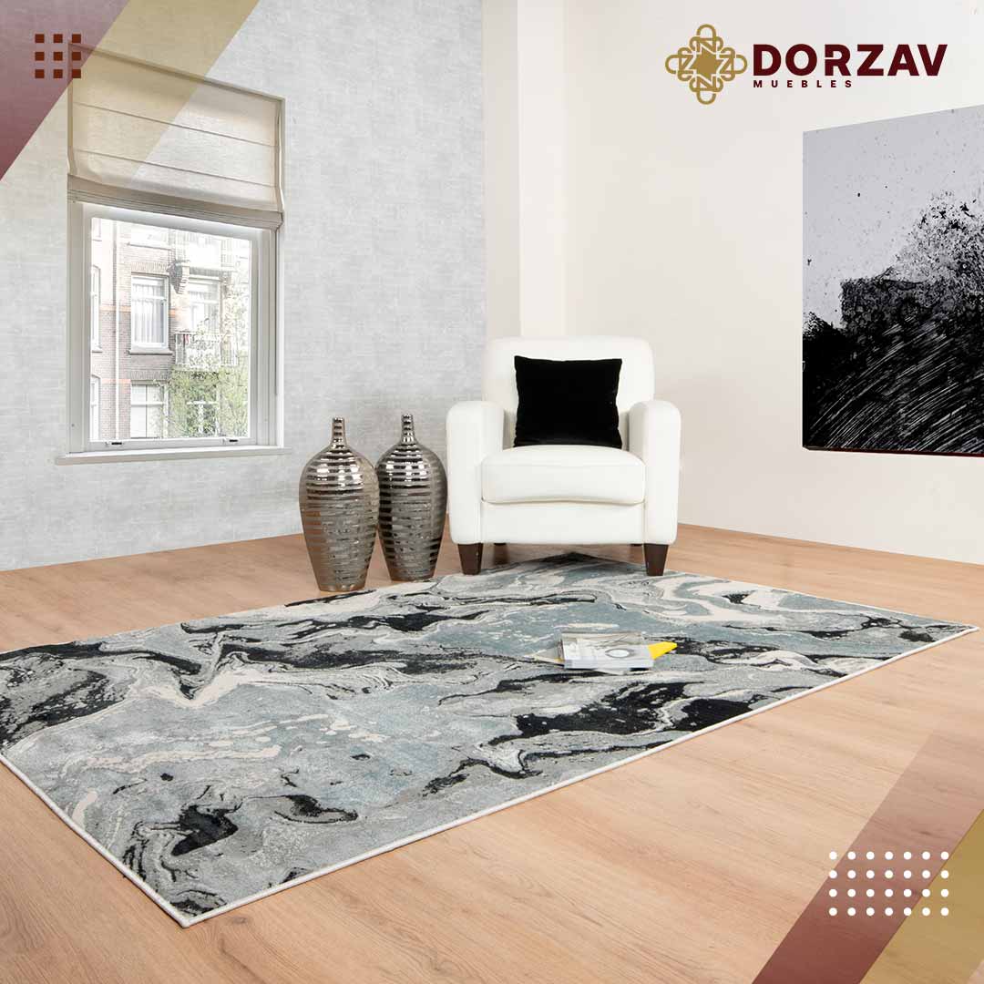 Tapete Decorativo Artema U6020 Plata / Negro – Abstracto · Interior