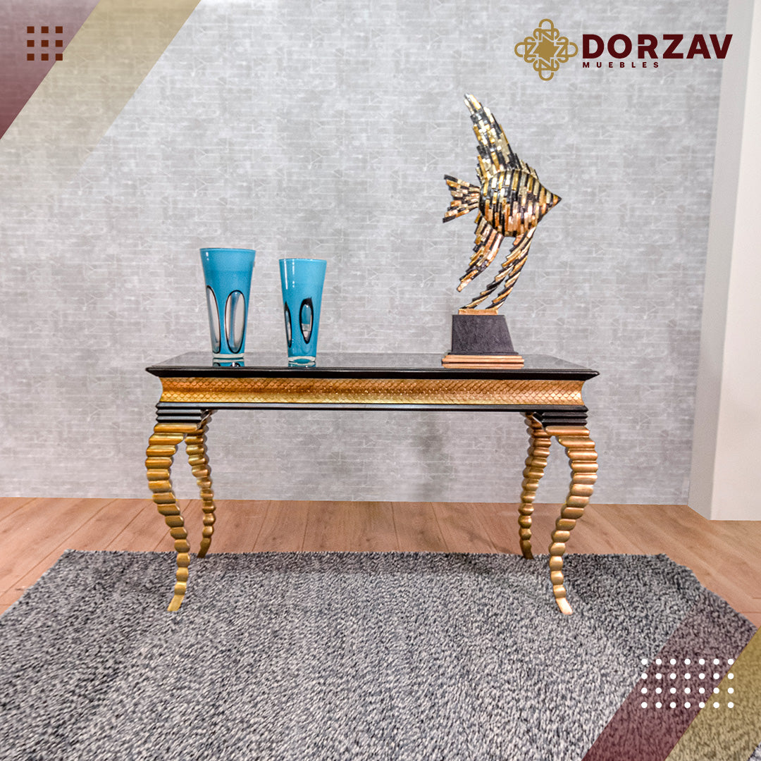 Tapete Decorativo Avadi N1008 Negro / Marfil – Contemporáneo · Interior