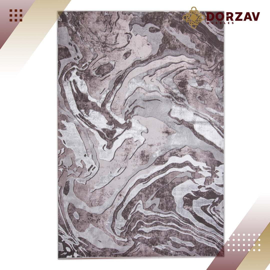 Tapete Decorativo Ayda T9012 Gris / Plata – Abstracto · Interior