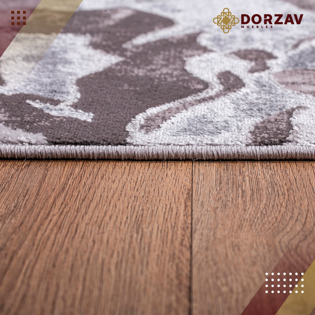 Tapete Decorativo Ayda T9012 Gris / Plata – Abstracto · Interior