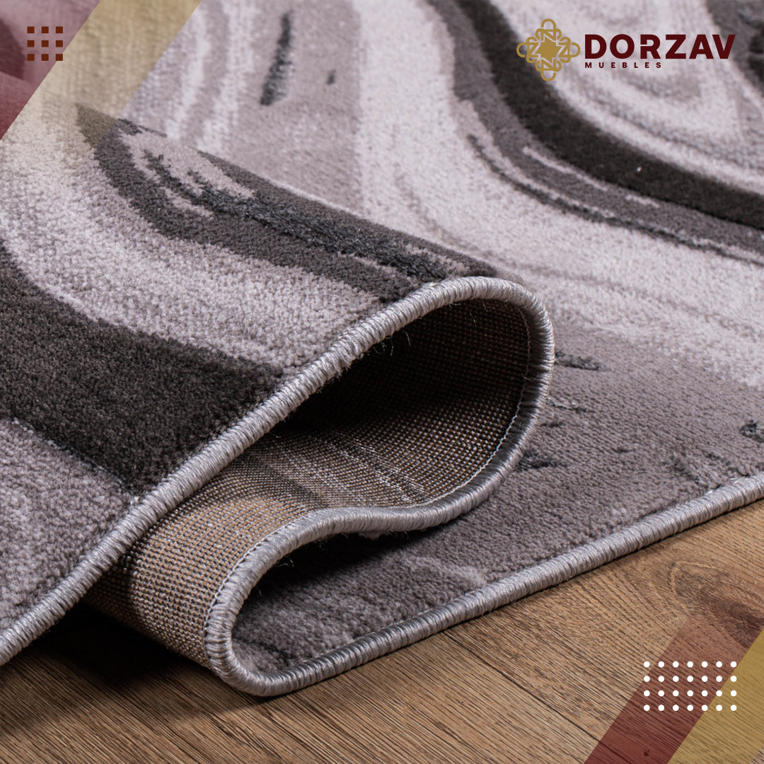 Tapete Decorativo Ayda T9018 Gris / Plata – Abstracto · Interior