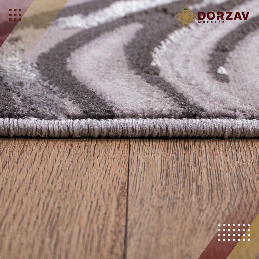 Tapete Decorativo Ayda T9018 Gris / Plata – Abstracto · Interior