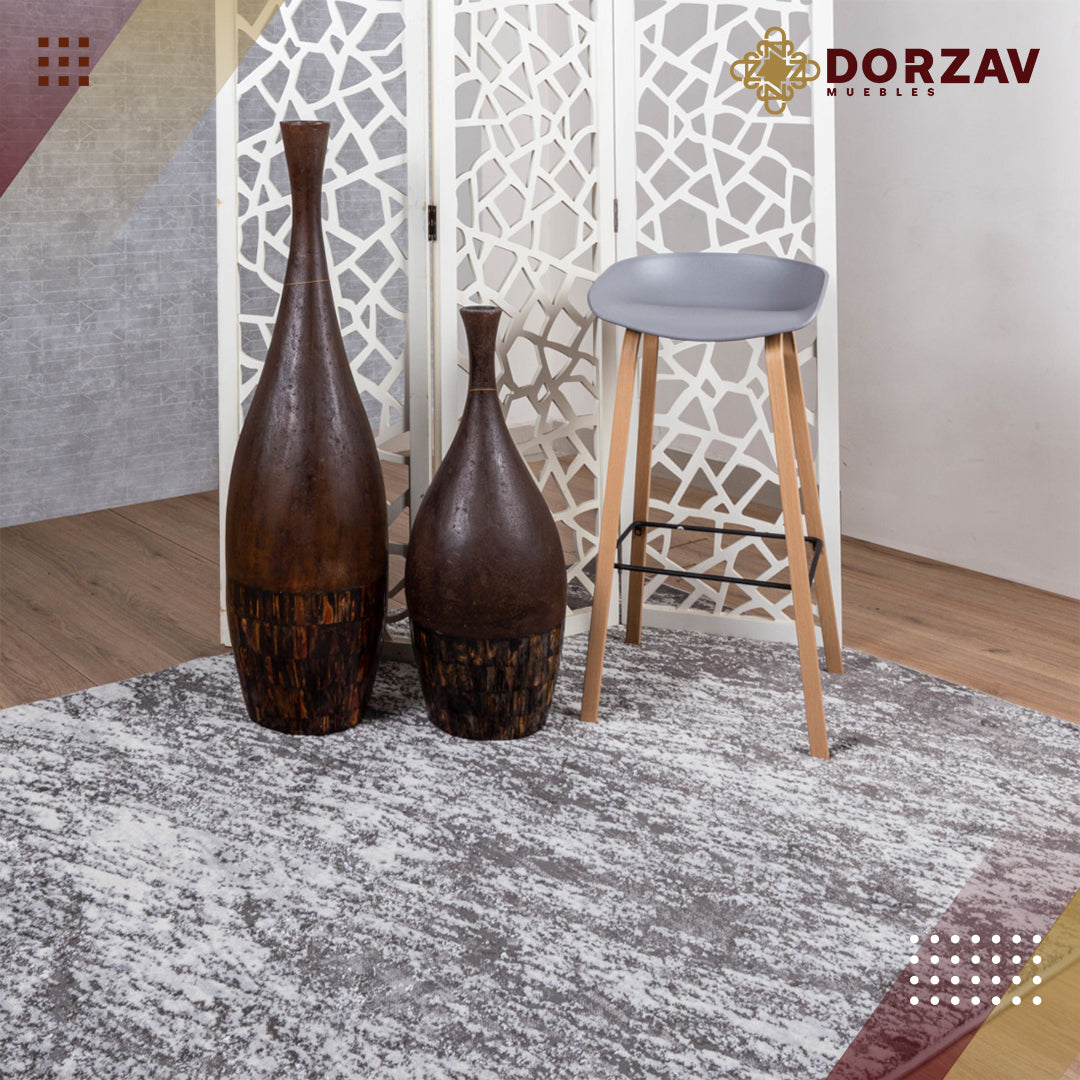 Tapete Decorativo Ayda T9024 Gris / Oscuro – Abstracto · Interior