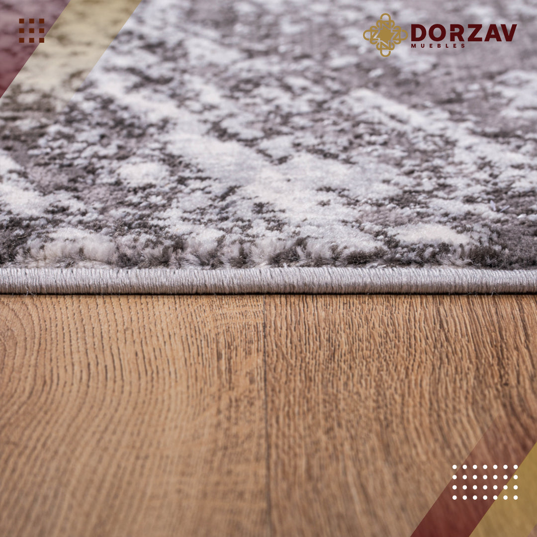 Tapete Decorativo Ayda T9024 Gris / Oscuro – Abstracto · Interior