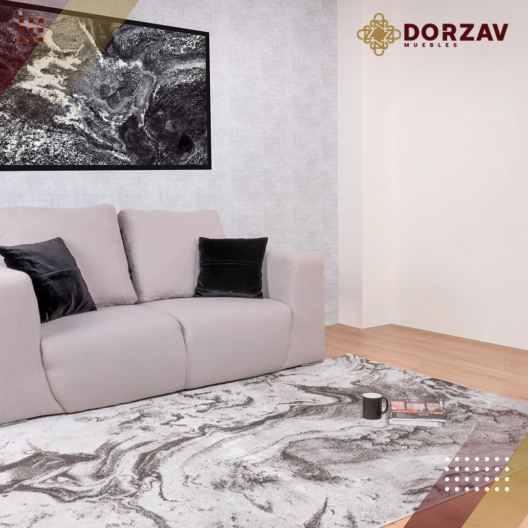 Tapete Decorativo Ayda T9014 Gris / Plata – Abstracto · Interior