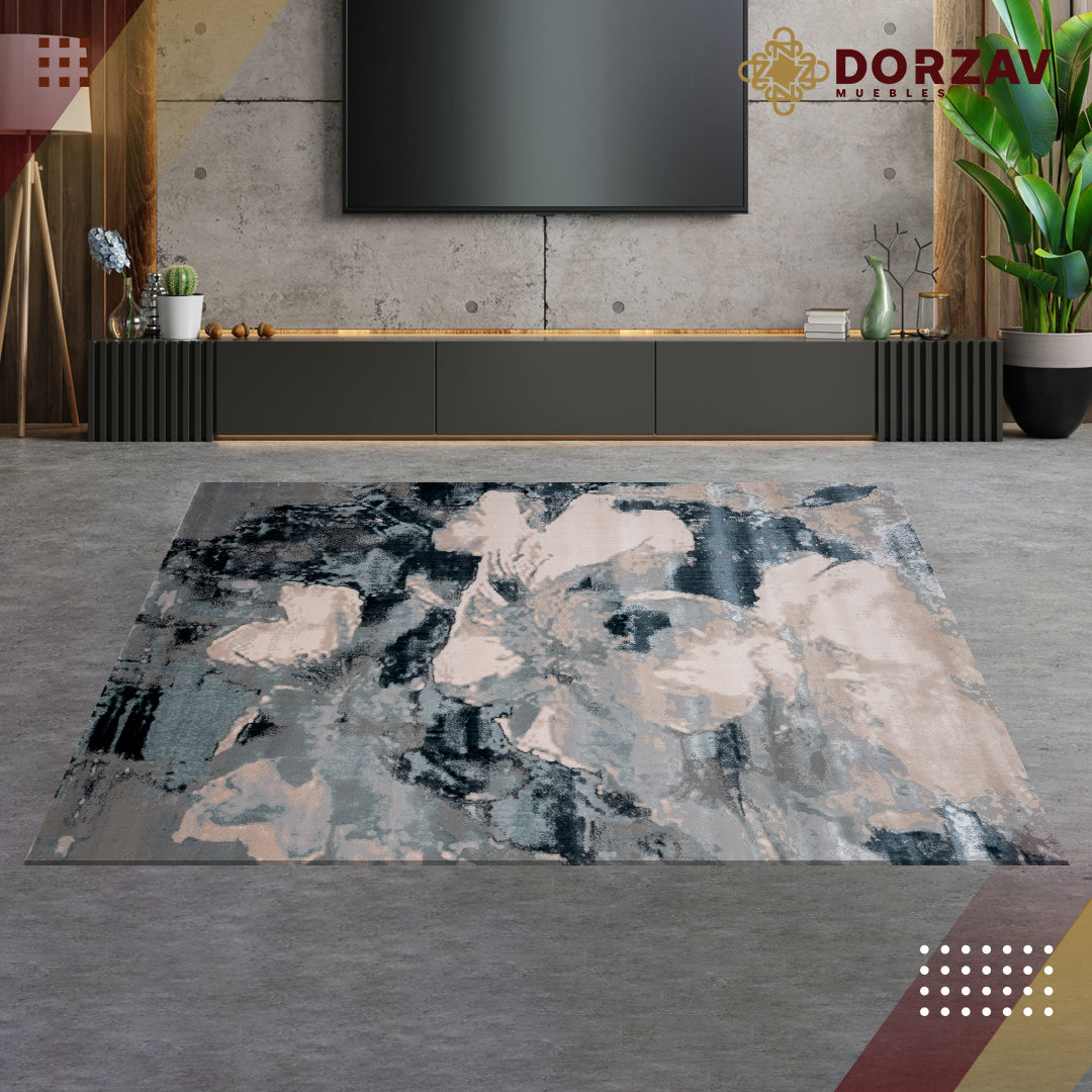 Tapete Decorativo Belma U6023 Oro / Taupe – Abstracto · Interior