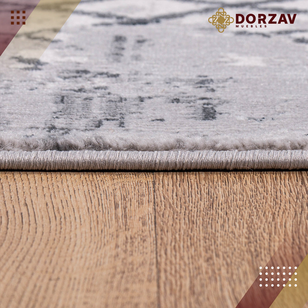 Tapete Decorativo Berna U3009 Gris / Gris – Geométrico · Interior
