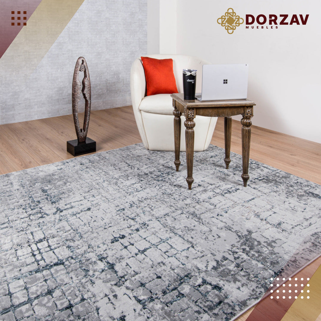 Tapete Decorativo Berna U3012 Gris / Gris – Abstracto · Interior