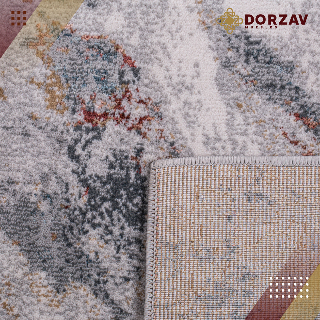 Tapete Decorativo Berna U3014 Gris / Gris – Abstracto · Interior