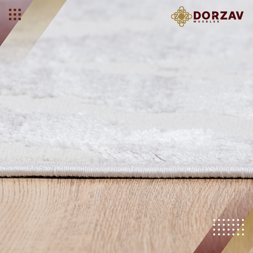 Tapete Decorativo Betsi U5022 Crema / Gris – Geométrico · Interior