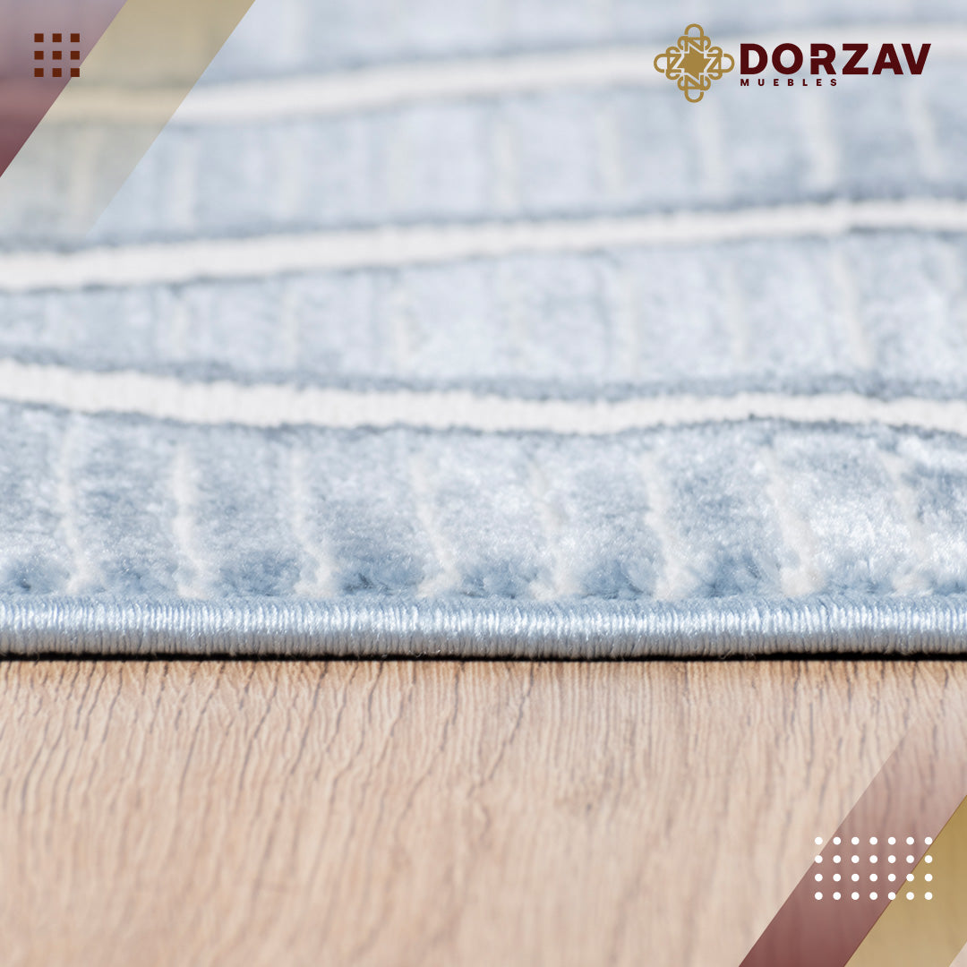 Tapete Decorativo Betsi U5023 Gris / Crema – Geométrico · Interior