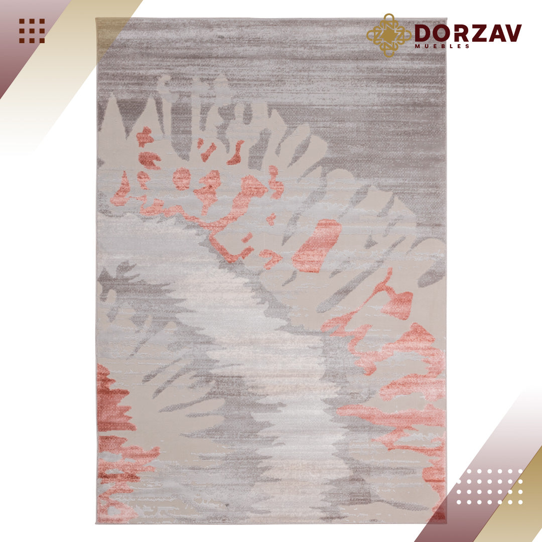 Tapete Decorativo Betsi U5025 Crema / Rosa – Abstracto · Interior