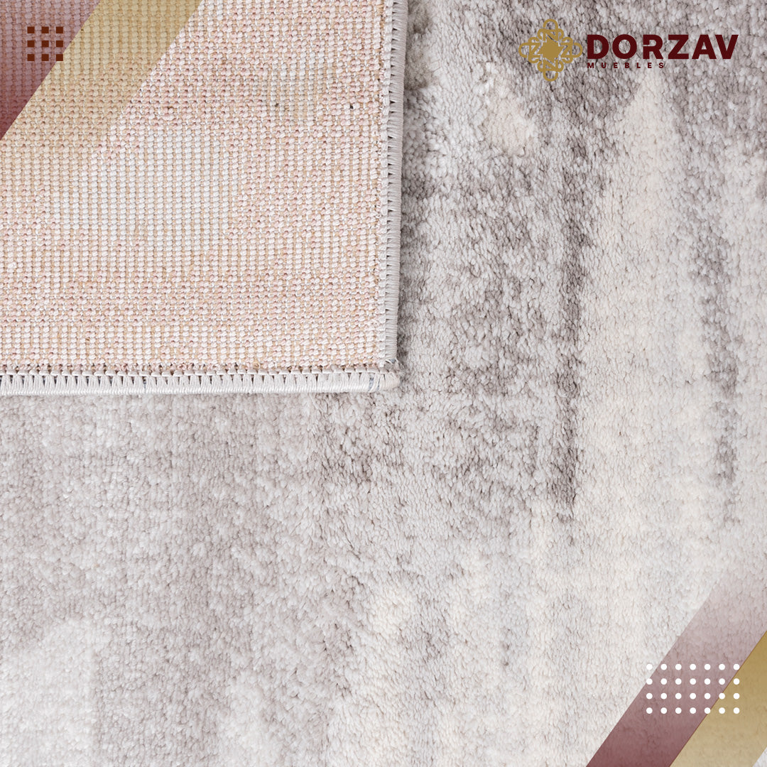 Tapete Decorativo Betsi U5025 Crema / Rosa – Abstracto · Interior