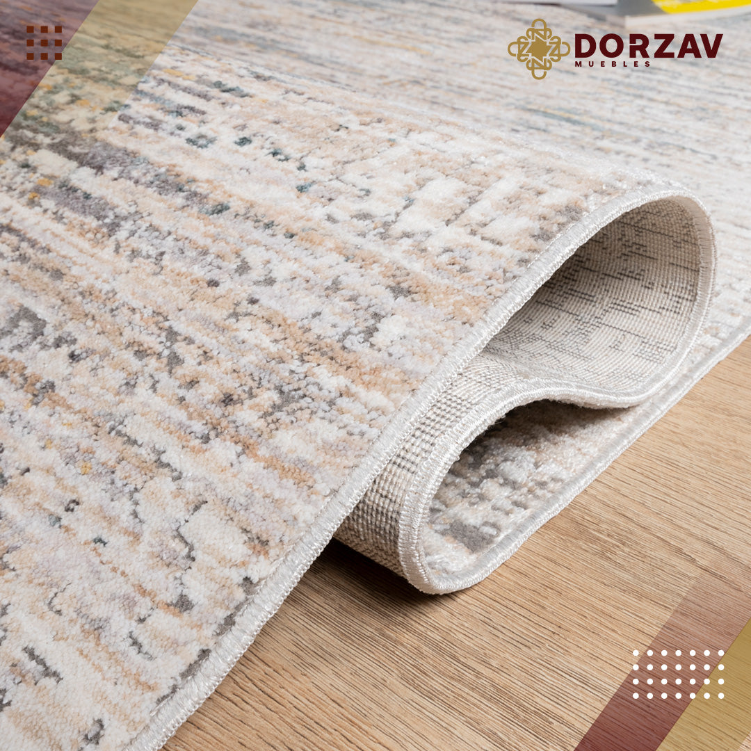 Tapete Decorativo Calix T2304 Crema / Oro – Abstracto · Interior