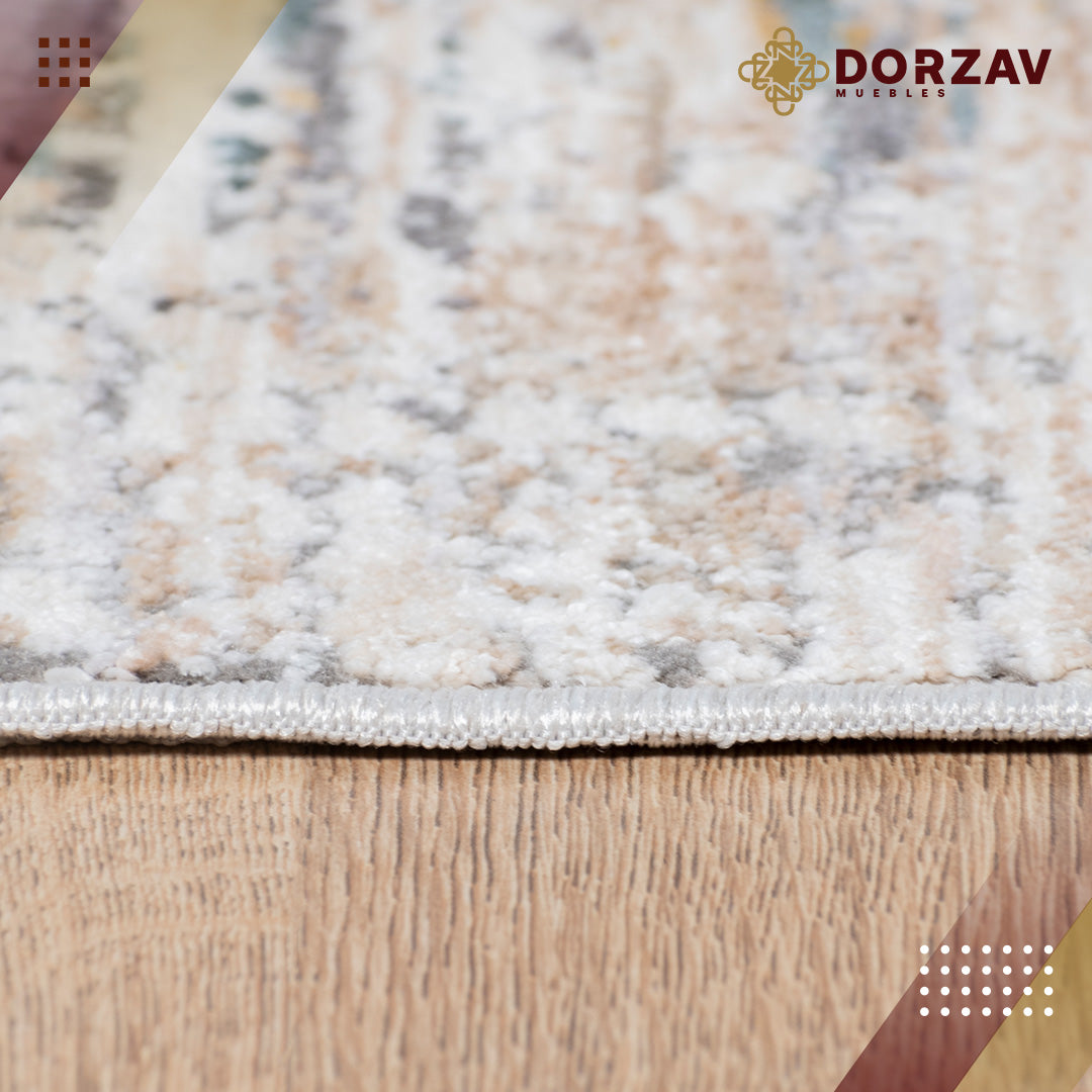 Tapete Decorativo Calix T2304 Crema / Oro – Abstracto · Interior