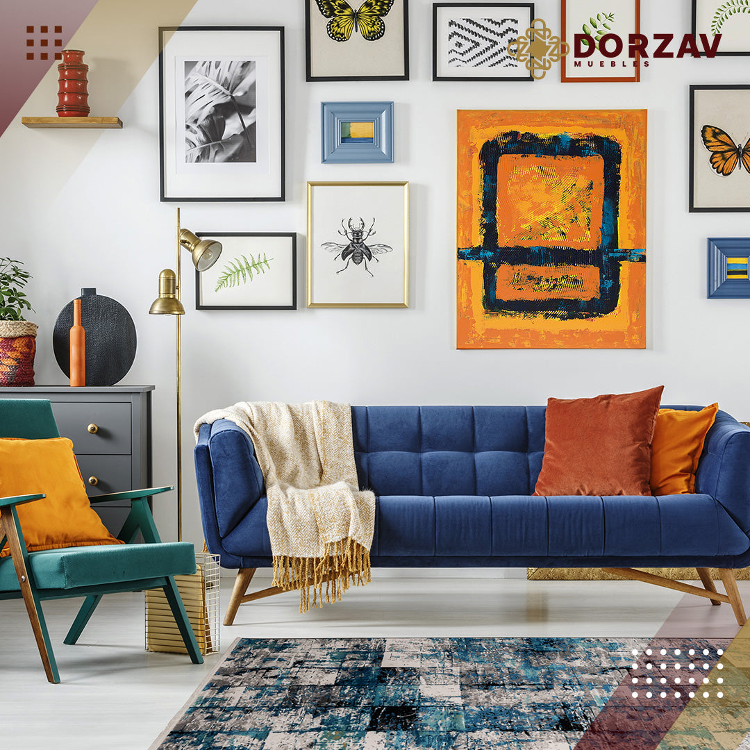 Tapete Decorativo Civita T2266 Turquesa / Gris – Abstracto · Interior