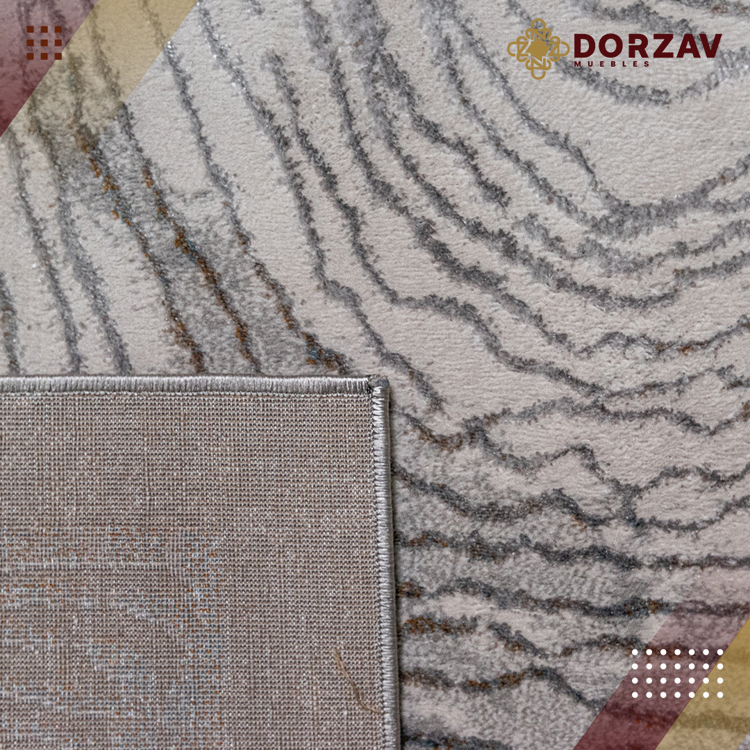 Tapete Decorativo Darica T2131 Plata – Abstracto · Interior