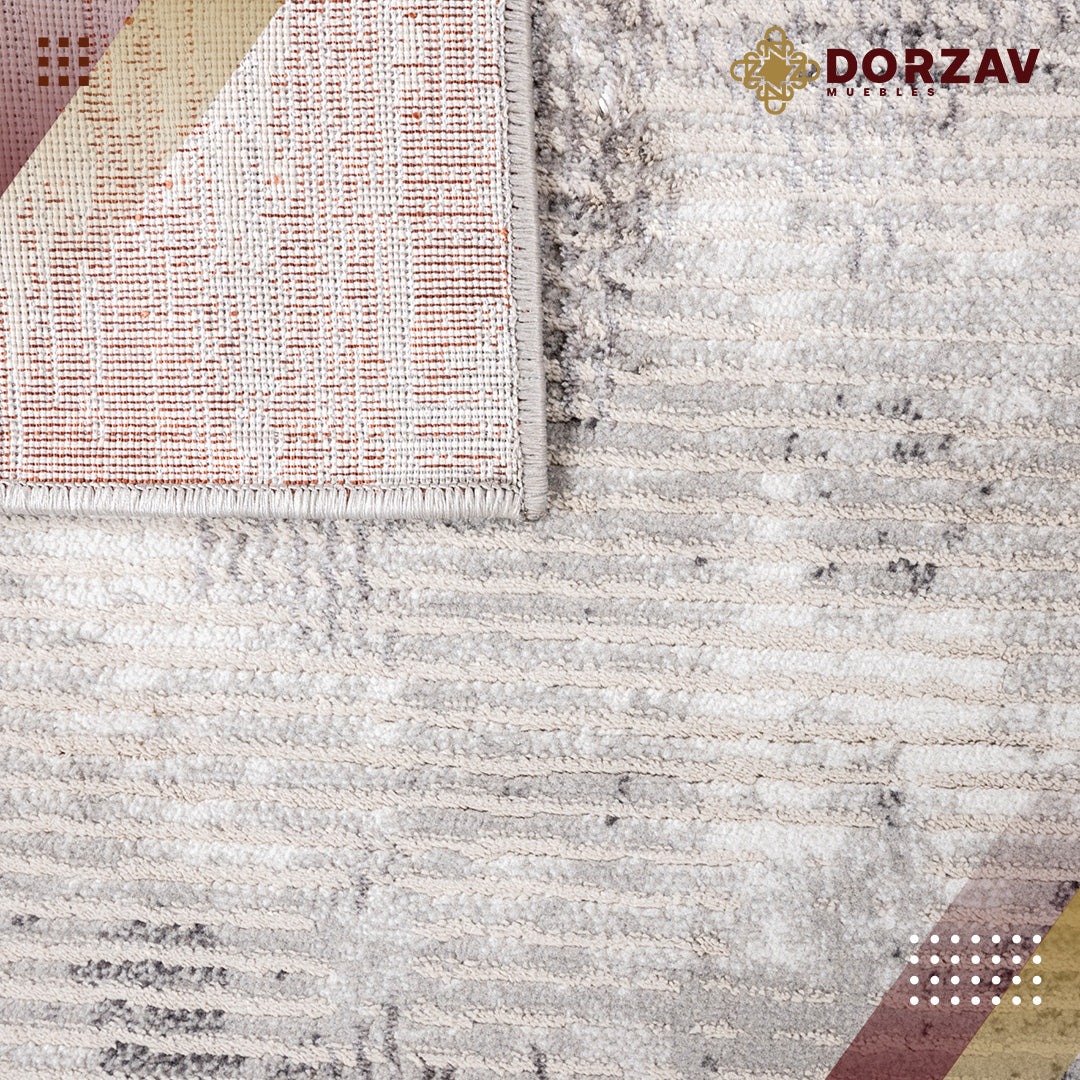 Tapete Decorativo Delme T5150 Crema / Verde – Abstracto · Interior