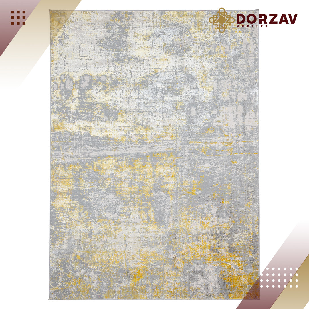 Tapete Decorativo Deniz U7010 Oro / Crema – Abstracto · Interior