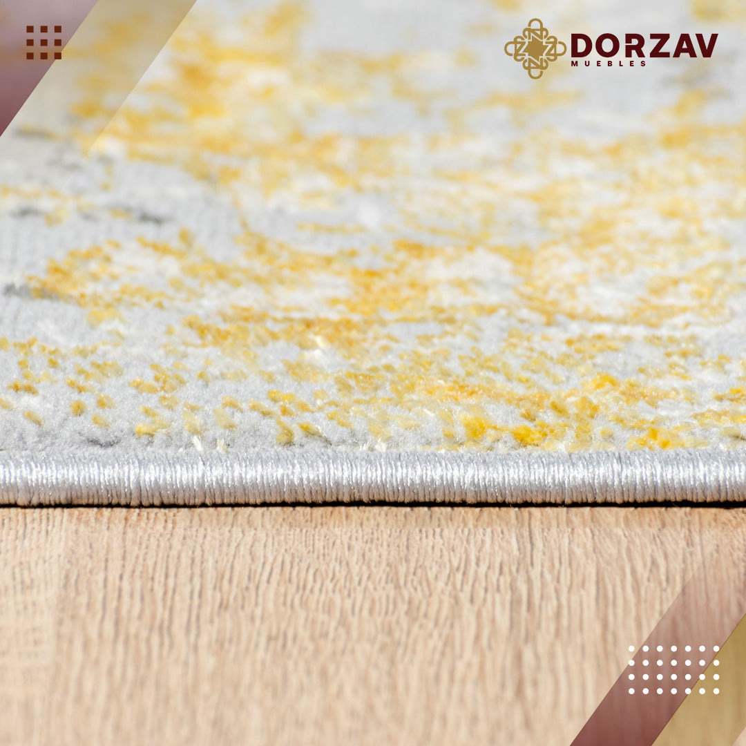 Tapete Decorativo Deniz U7010 Oro / Crema – Abstracto · Interior