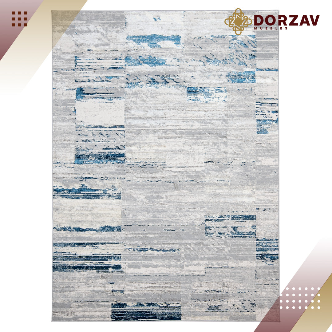 Tapete Decorativo Deniz U7015 Gris / Crema – Abstracto · Interior