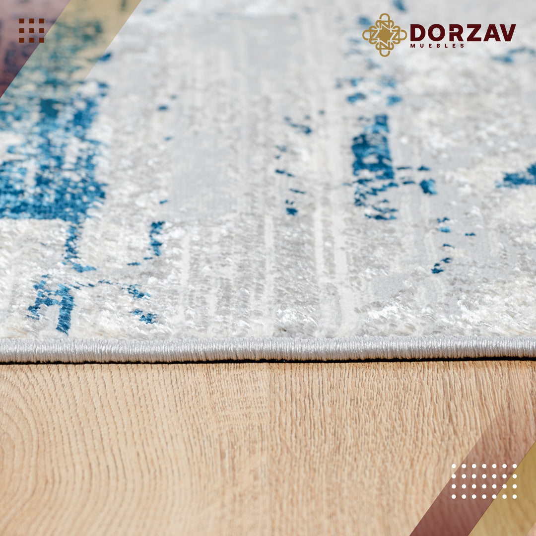 Tapete Decorativo Deniz U7015 Gris / Crema – Abstracto · Interior