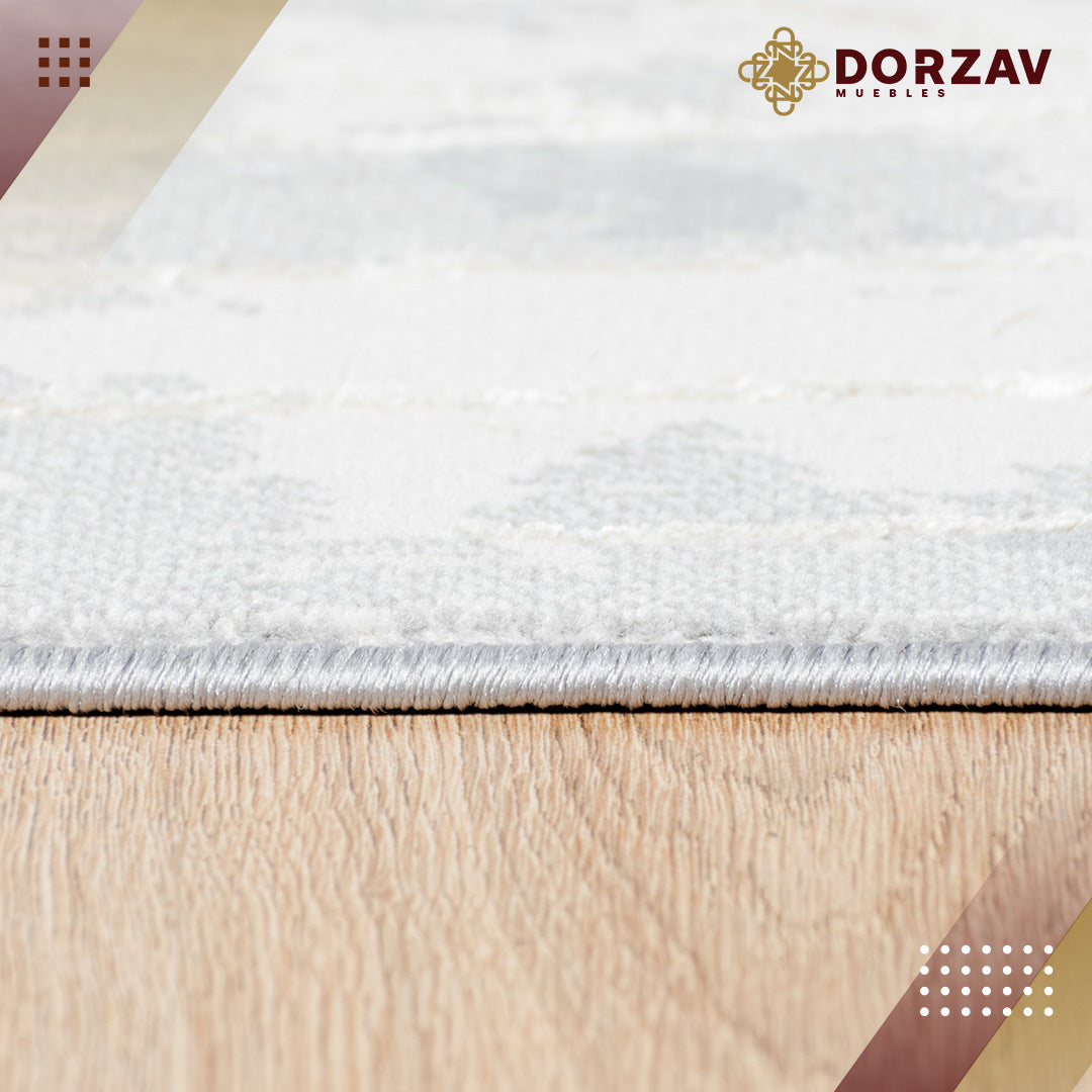 Tapete Decorativo Deniz U7011 Gris / Crema – Abstracto · Interior