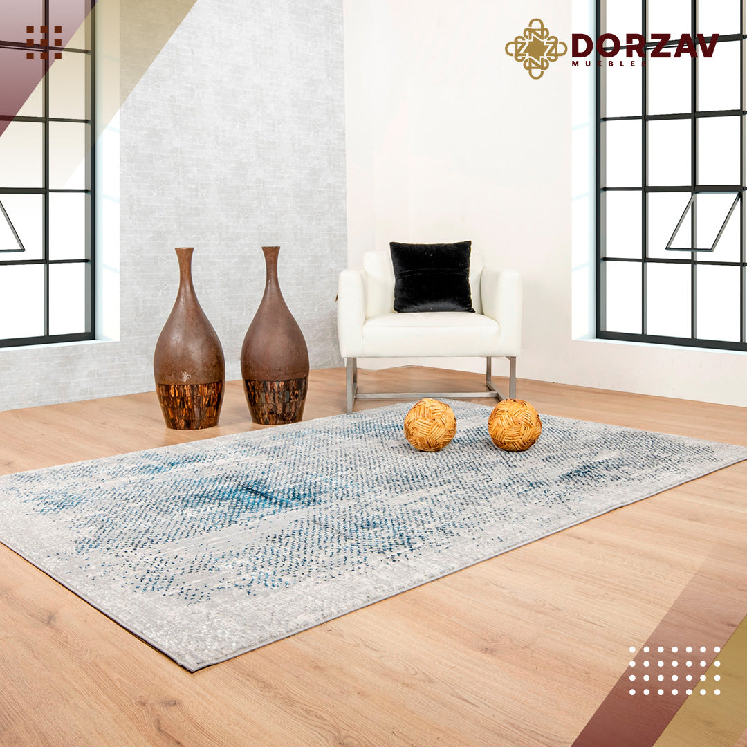 Tapete Decorativo Deniz U7014 Gris / Crema – Abstracto · Interior