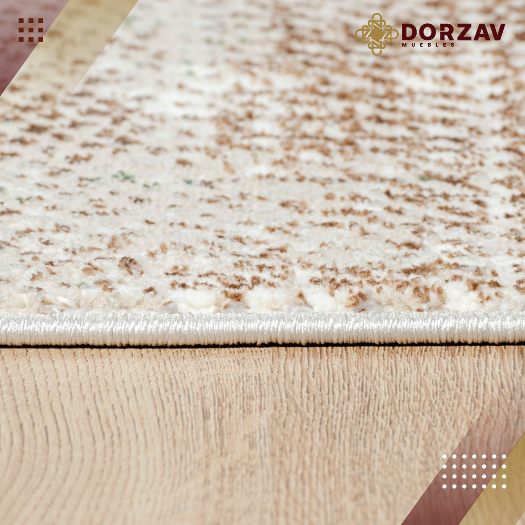 Tapete Decorativo Deniz U7016 Crema / Verde – Abstracto · Interior