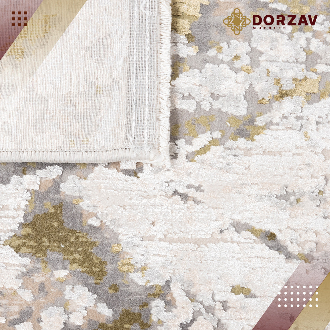 Tapete Decorativo Duomo T2279 Gris / Verde – Abstracto · Interior
