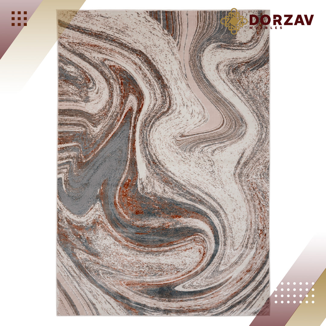 Tapete Decorativo Elif U6030 Crema / Taupe – Abstracto · Interior