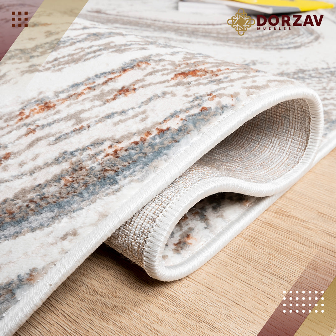Tapete Decorativo Elif U6030 Crema / Taupe – Abstracto · Interior