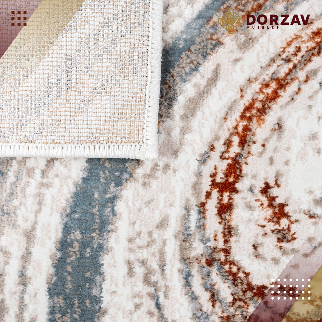 Tapete Decorativo Elif U6030 Crema / Taupe – Abstracto · Interior