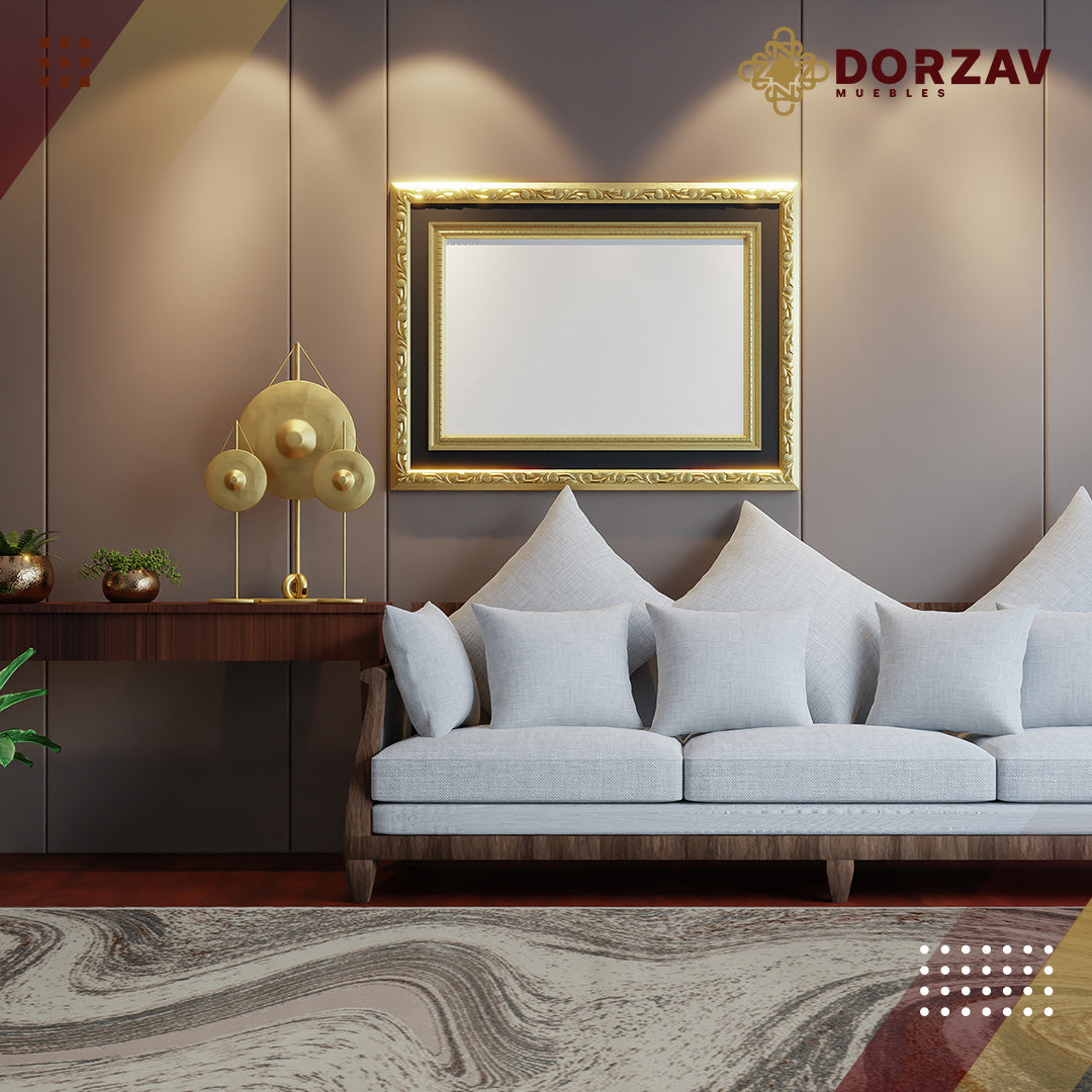 Tapete Decorativo Elif U6030 Crema / Taupe – Abstracto · Interior