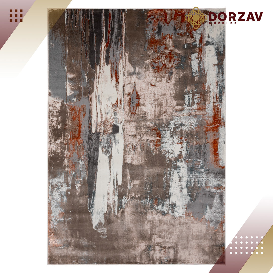 Tapete Decorativo Elif U6031 Crema / Taupe – Abstracto · Interior