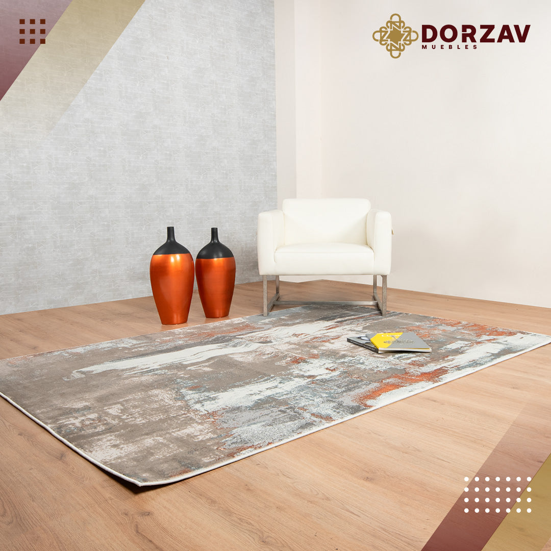 Tapete Decorativo Elif U6031 Crema / Taupe – Abstracto · Interior